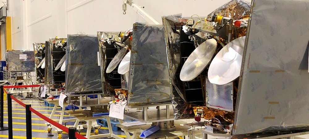 OneWeb Satellites has shipped first satellites for the OneWeb constellation to launch site